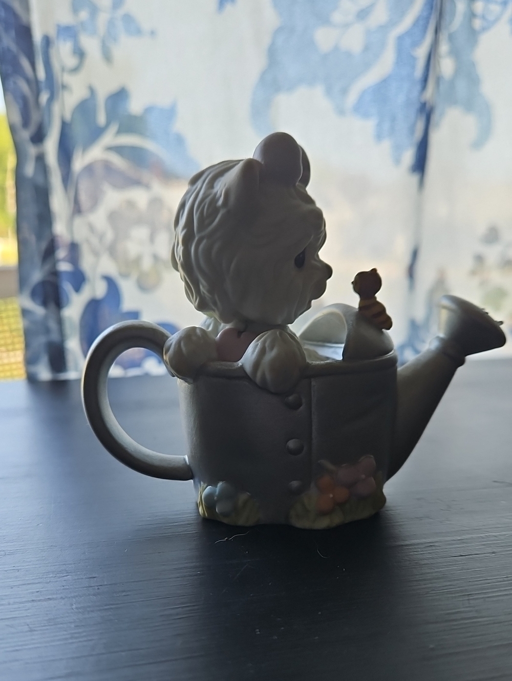 Precious Moments Glad We See Eye To Eye 2003 Dog In Watering Can Figure